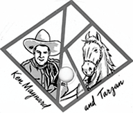 Ken Maynard and Tarzan record logo.