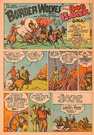 "Border Wolves" ran in FUNNIES #25 (Oct. '38).