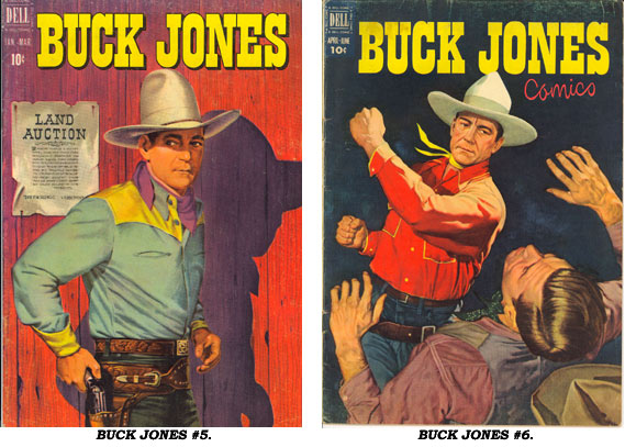 Covers to BUCK JONES #5 and #6.