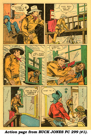Action page from BUCK JONES FC 299 (#1).