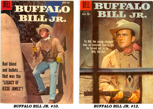 Covers to BUFFALO BILL JR. #10 and #12.