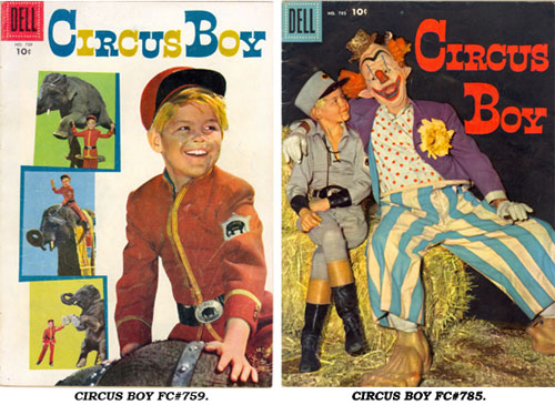 Covers to CIRCUS BOY FC#759 and FC#785.
