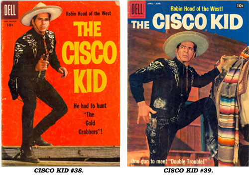 Covers to CISCO KID #38 and #39.