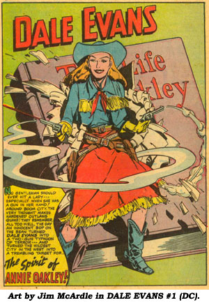 Art by Jim McArdle in DALE EVANS #1 (DC).