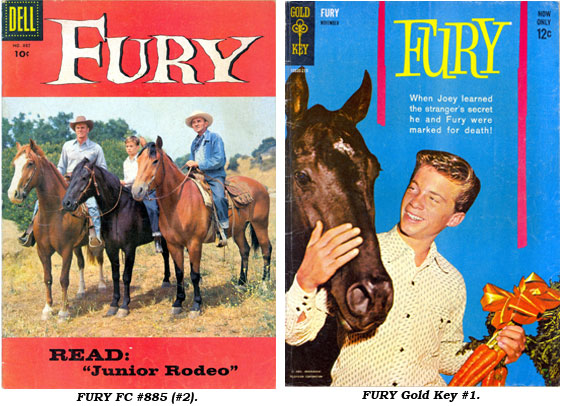 Covers to FURY #885 (#2) and FURY Gold Key #1.