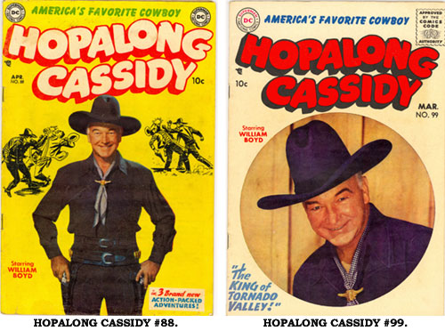 Covers to HOPALONG CASSIDY #88 and #99.