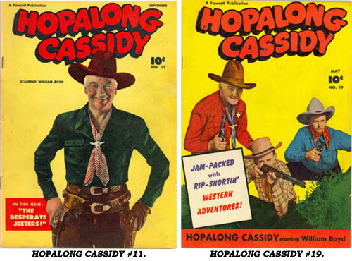 Covers to HOPALONG CASSIDY #11 and #19.
