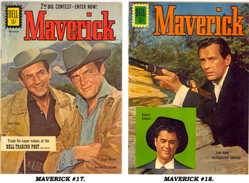 Covers to MAVERICK #17 and #18.