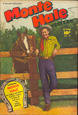 Cover to MONTE HALE WESTERN #29.