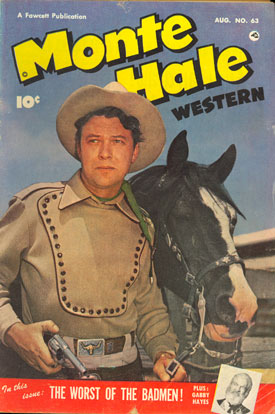 Cover to MONTE HALE WESTERN #63.