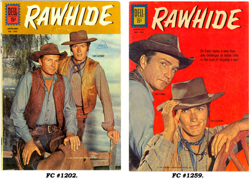 Covers to RAWHIDE FC #1202 and FC #1259.