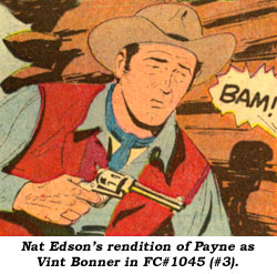 Nat Edson's rendition of Payne as Vint Bonner in FC#1045 (#3).