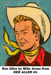 Rex Allen by Mike Arens from REX ALLEN #2.