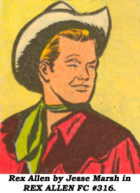 Rex Allen by Jesse Marsh in REX ALLEN #FC 316.