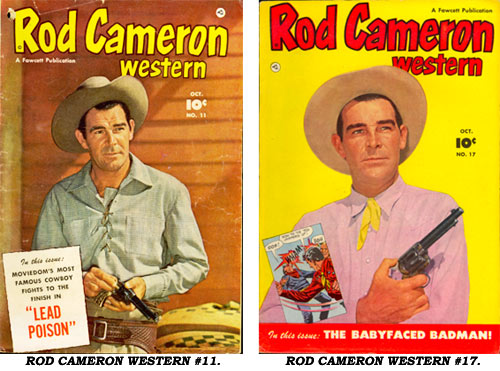 Covers to ROD CAMERON WESTERN #11 and #17.