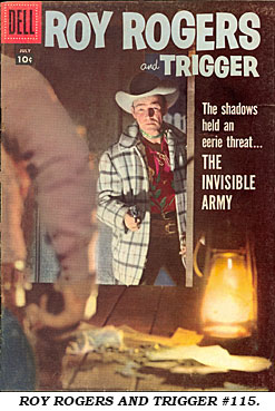 Cover to ROY ROGERS AND TRIGGER #115.