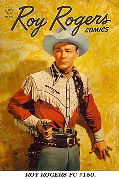 Cover to ROY ROGERS FC #160.