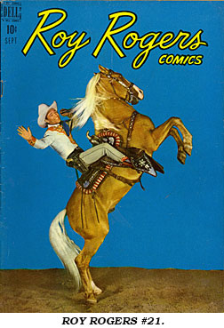 Cover to ROY ROGERS #21.