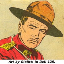 Sgt. Preston art by Giolitti.