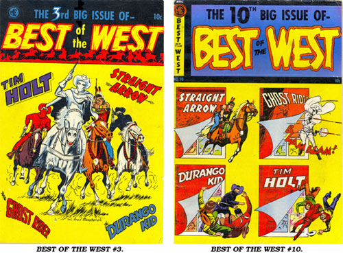 Covers to BEST OF THE WEST #3 and #10.