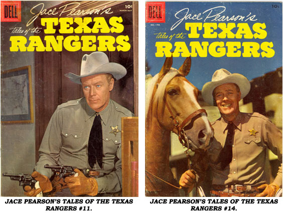 Covers from JACE PEARSON'S TALES OF THE TEXAS RANGERS #11 AND #14.