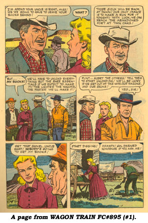 A page from WAGON TRAIN FC#895 (#1).