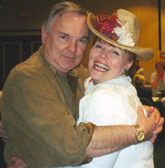 WC’s Boyd Magers and actress Jo Morrow had a bundle of fun at the Charlotte Western Film Fair in July, 2005.