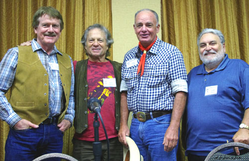Johnny Washbrook (“My Friend Flicka”) (left) joined Bobby Diamond, Robert Mobley and Jimmy Baird for a first time ever “Fury” reunion. Mobley also starred on Disney’s “Gallegher”.