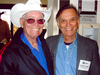 Two Little Beavers. Don K. Reynolds and Tommy Cook at the Roy Rogers Festival in Victorville, CA, in February 2006.