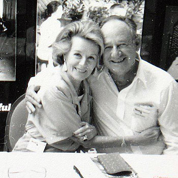 Jennifer Holt and Jimmy Rogers at a Charlotte, NC, Western Film Fair in 1988. (Courtesy Grady Franklin.)