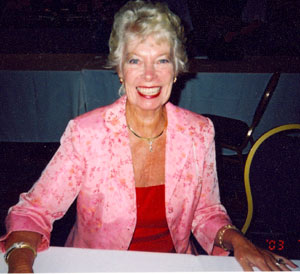 Former Monogram child star Sugar Dawn attended the Charlotte Western Film Fair in July 2003.