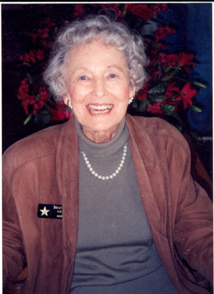 B-western leading lady Beatrice Gray at 88 attending a Jivin’ Jacks and Jills reunion in Hollywood in the ‘90s.