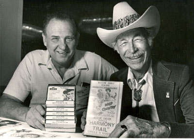 Memphis Film Festival co-founder Mitchell Schaperkotter with Eddie Dean in the late ‘70s.