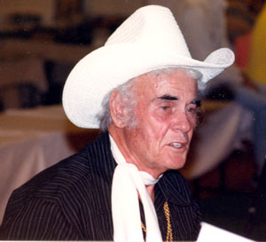Republic B-western ace Sunset Carson at a Hollywood Collector’s show in the ‘90s.