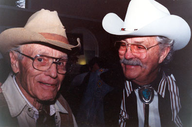 House Peters Jr. and Dale Robertson reunite at a Ray Courts Collector’s Show in California.