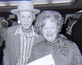 Hank Worden and Dorothy Fay Ritter at the 1987 Golden Boot Awards.