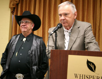 Co-sponsors of “A Gathering of Guns 4” at the Memphis Film Festival, Ray Nielsen and Boyd Magers.