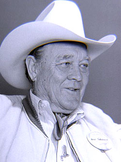 Ben Johnson at 1987 Knoxville, TN, Western Film Festival.