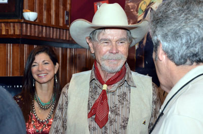Buck Taylor and his lovely wife Goldie.