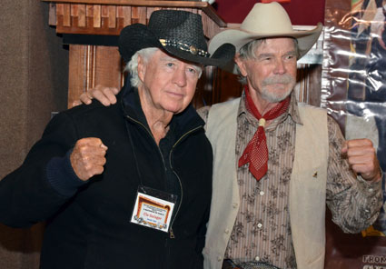 Tough enough...Clu Gulager and Buck Taylor.