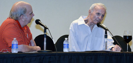 It was a very unsusal panel discussion with moderator and festival co-sponsor Ray Nielsen and Robert Conrad.