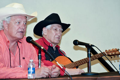 Banquet entertainers Rex Allen Jr.and Les Gilliam.