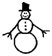 Snowman drawing.