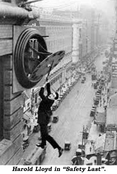 Harold Lloyd in "Safety Last".