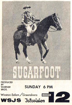 TV GUIDE ad for "Sugarfoot".