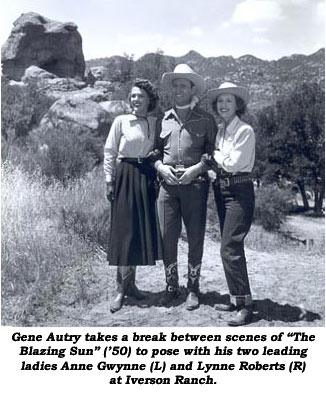 Anne Gwynne with Gene Autry