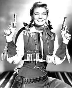 Gail Davis as Annie Oakley.