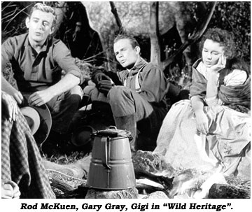 Rod McKuen, Gary Gray, Gigi in "Wild Heritage".