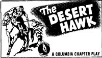 Ad for "The Desert Hawk".