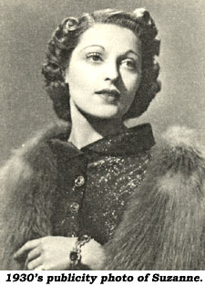 1930's publicity photo of Suzanne Kaaren.